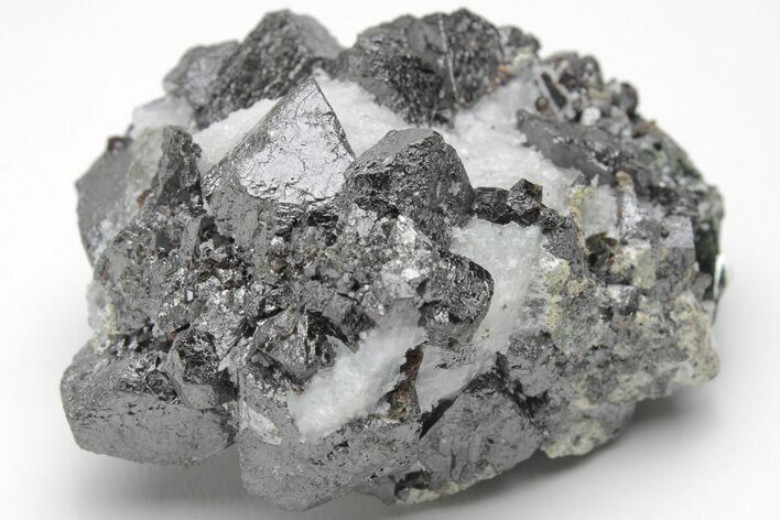 Octahedral Magnetite Crystal Cluster - Russia #209423